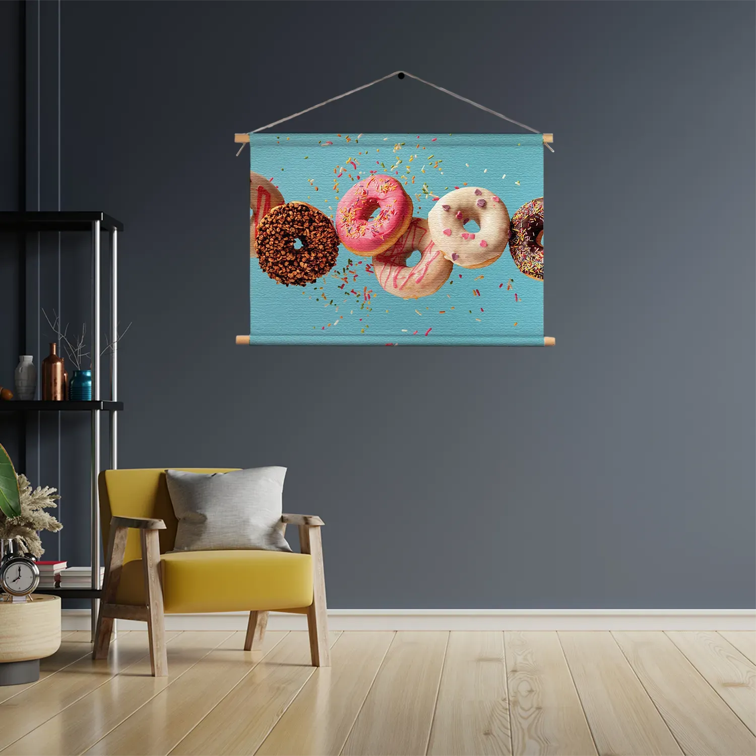 Textielposter Donuts Rechthoek Horizontaal Template TP 50 70 Horizontaal Eten En Drinken 48 3