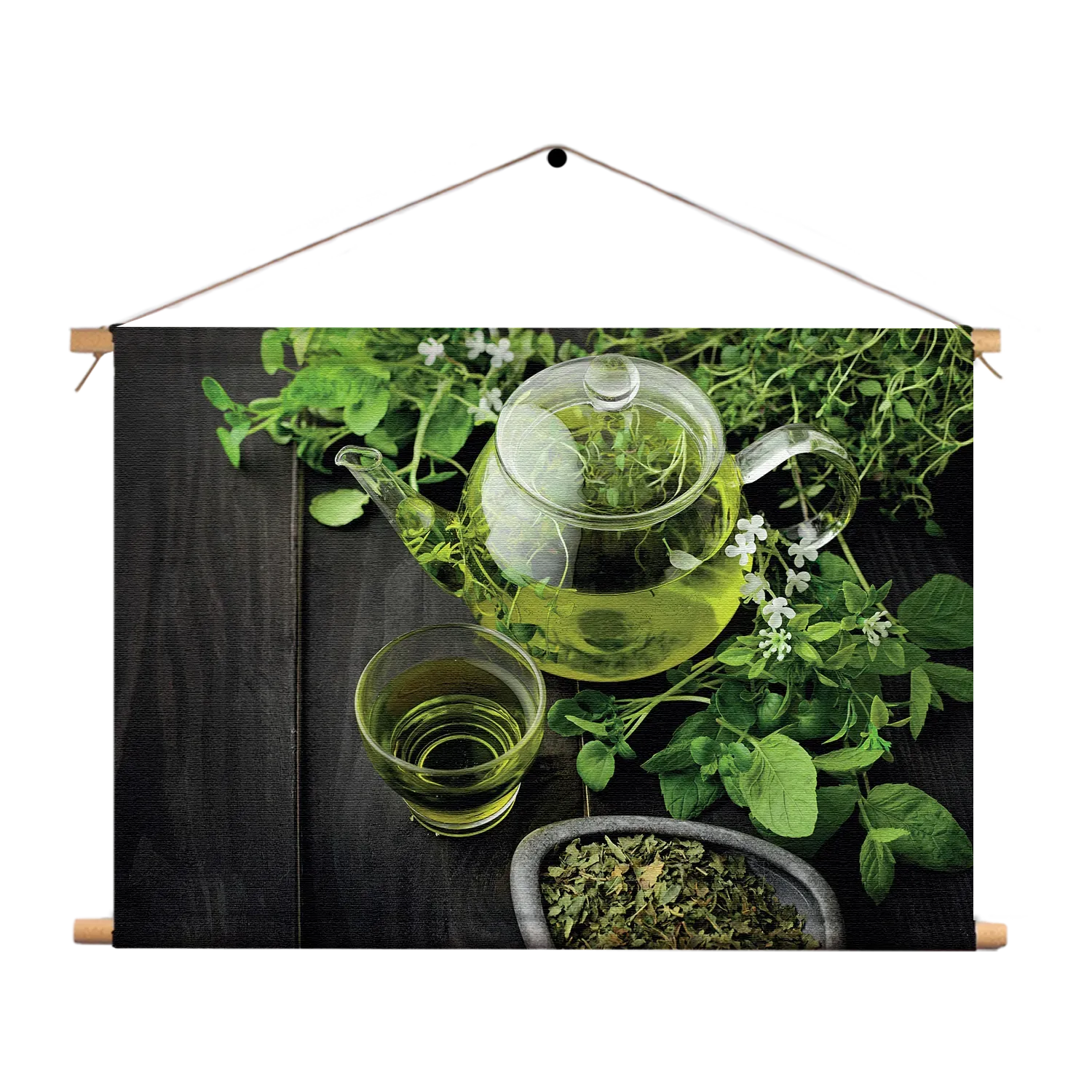 Textielposter Mint Thee Rechthoek Horizontaal Template TP 50 70 Horizontaal Eten En Drinken 49 1