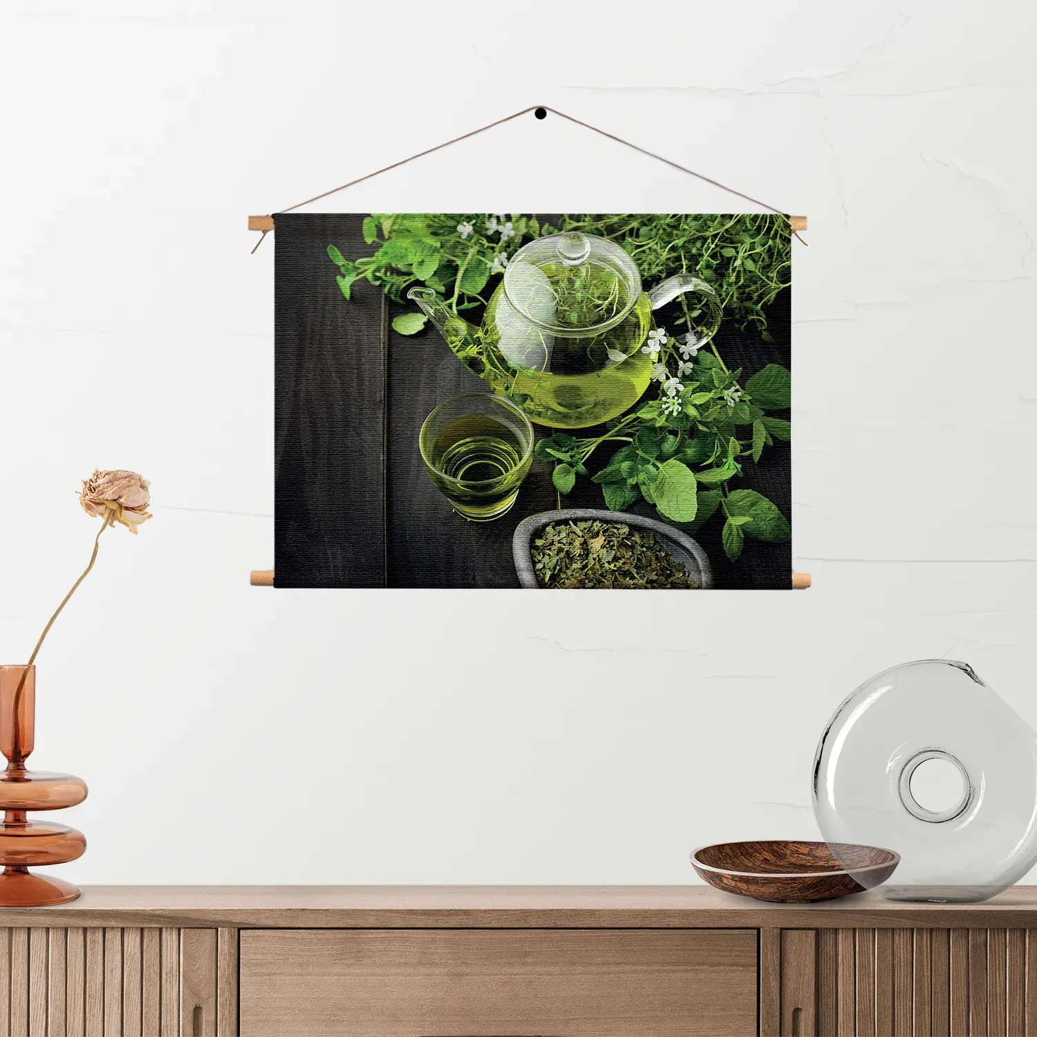 Textielposter Mint Thee Rechthoek Horizontaal Template TP 50 70 Horizontaal Eten En Drinken 49 2