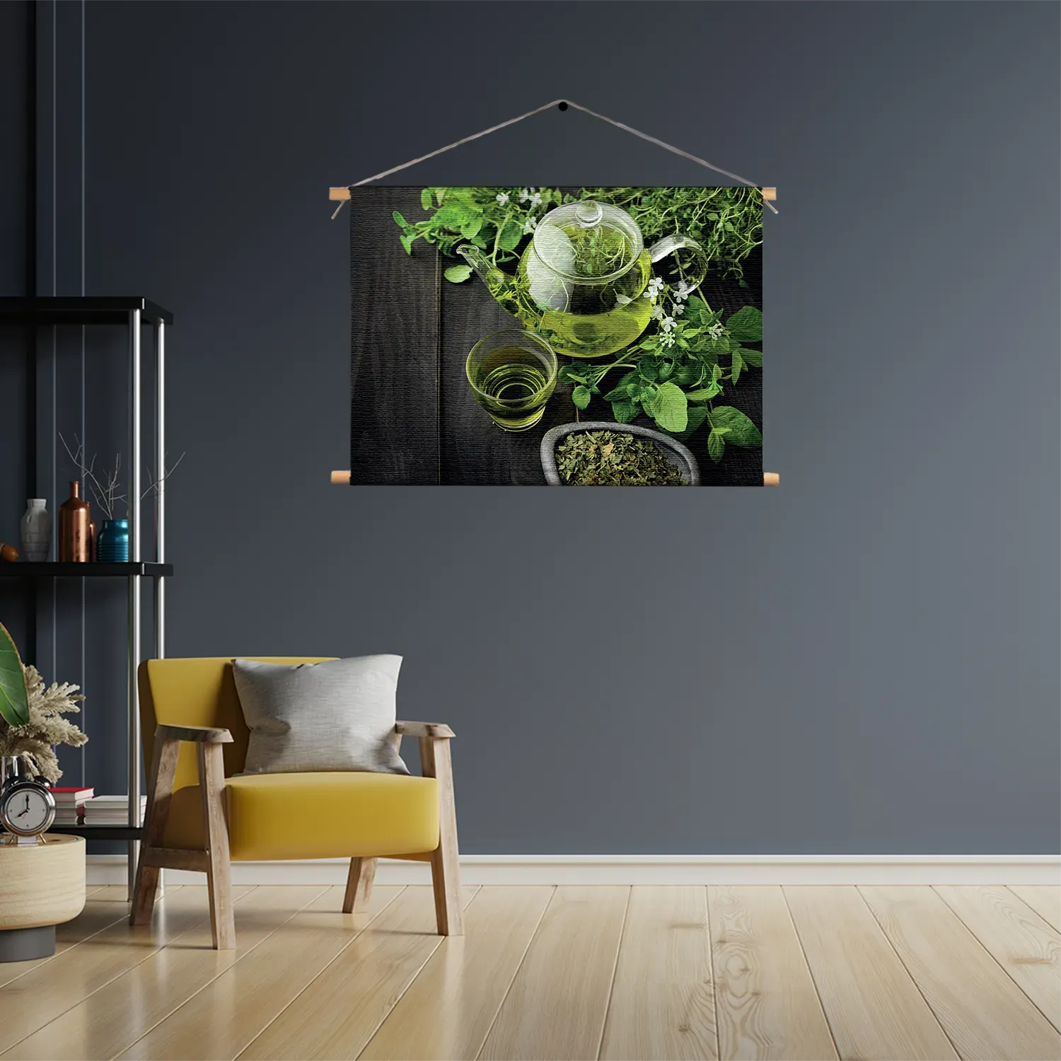 Textielposter Mint Thee Rechthoek Horizontaal Template TP 50 70 Horizontaal Eten En Drinken 49 3