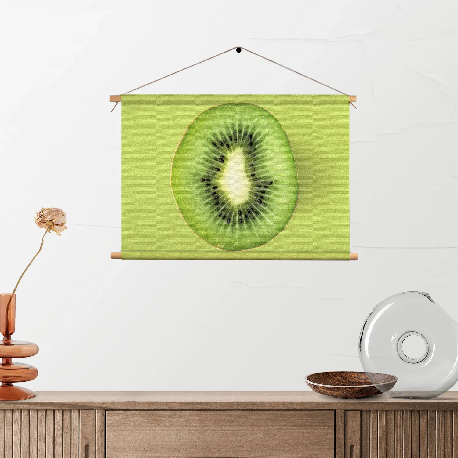Textielposter Kiwi Rechthoek Horizontaal Template TP 50 70 Horizontaal Eten En Drinken 5 2