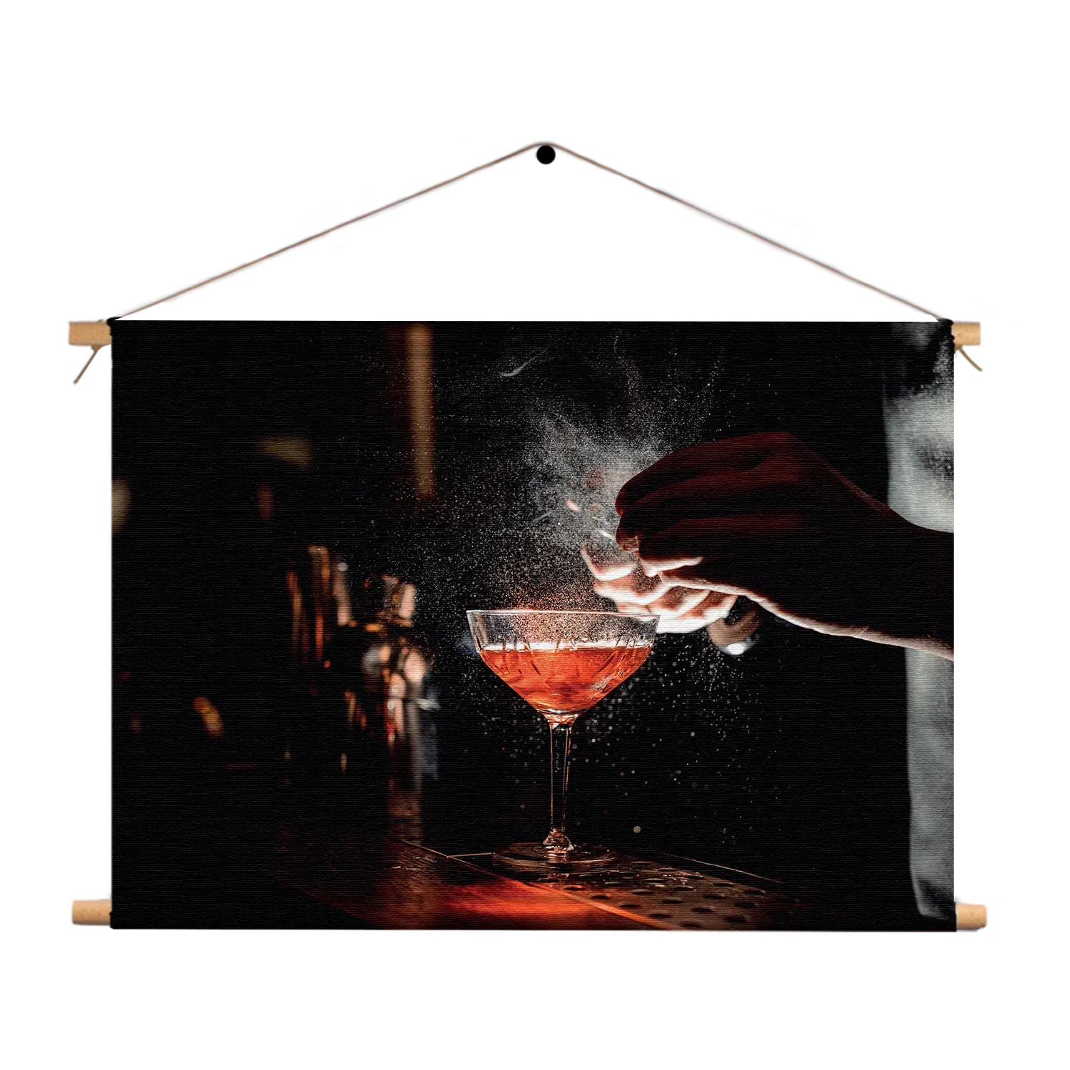 Textielposter Cocktail Bar 01 Rechthoek Horizontaal Template TP 50 70 Horizontaal Eten En Drinken 55 1