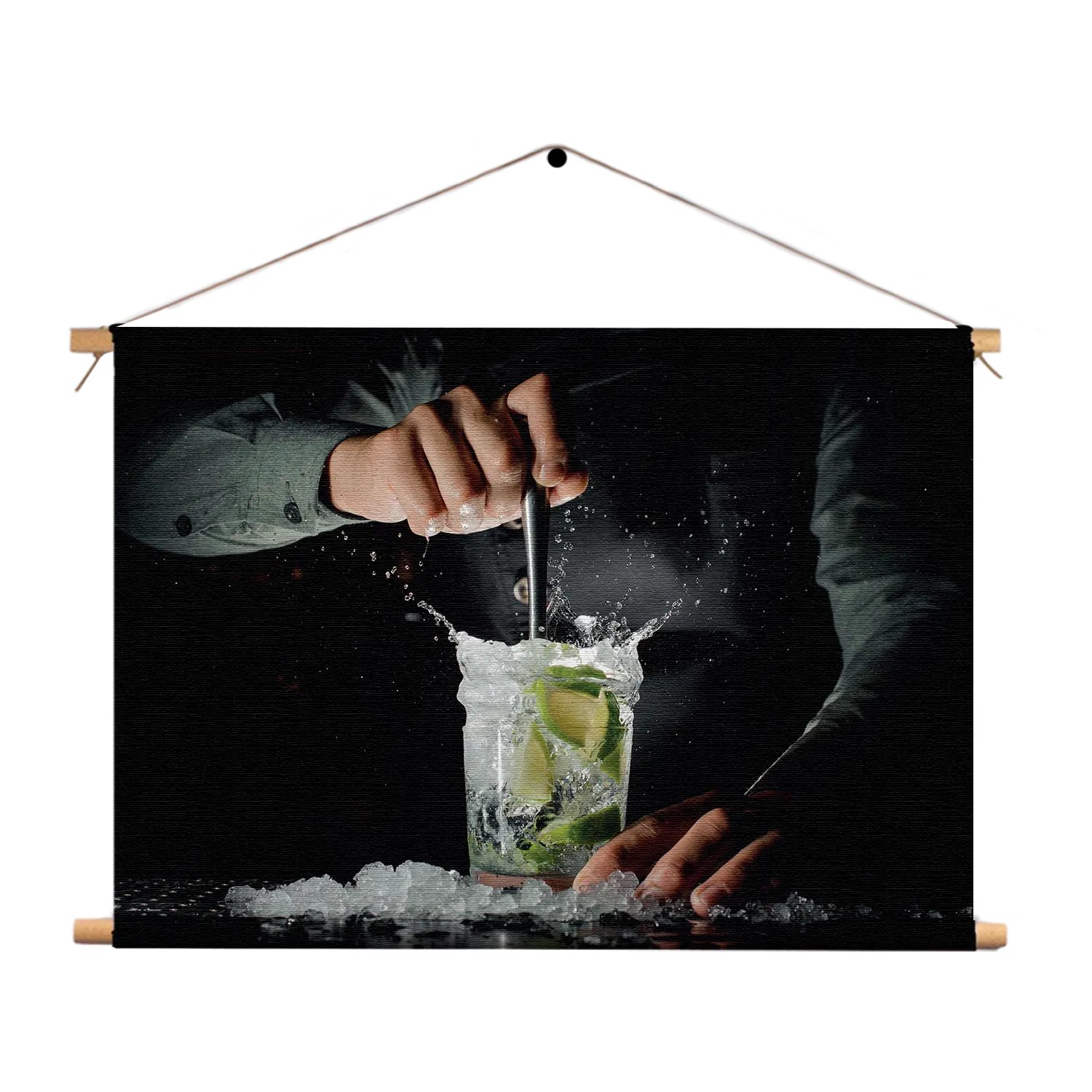 Textielposter Cocktail Bar 02 Rechthoek Horizontaal Template TP 50 70 Horizontaal Eten En Drinken 56 1