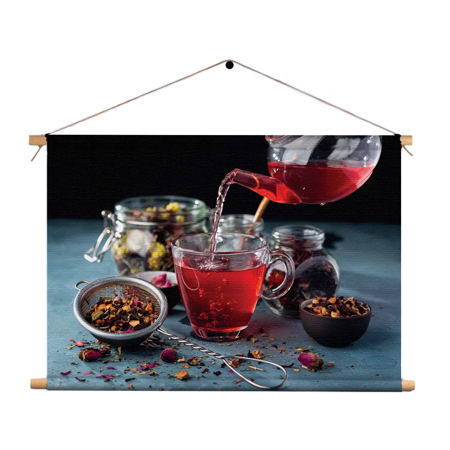 Textielposter Thee met Specerijen Rechthoek Horizontaal Template TP 50 70 Horizontaal Eten En Drinken 58 1