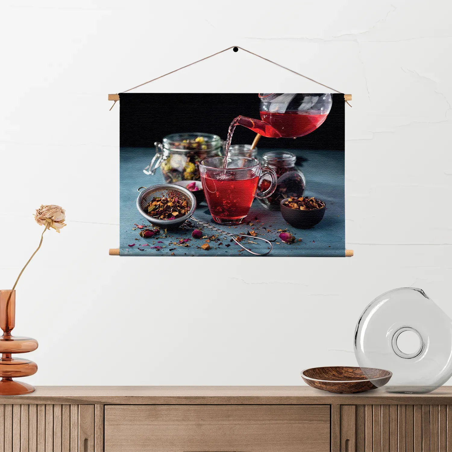 Textielposter Thee met Specerijen Rechthoek Horizontaal Template TP 50 70 Horizontaal Eten En Drinken 58 2