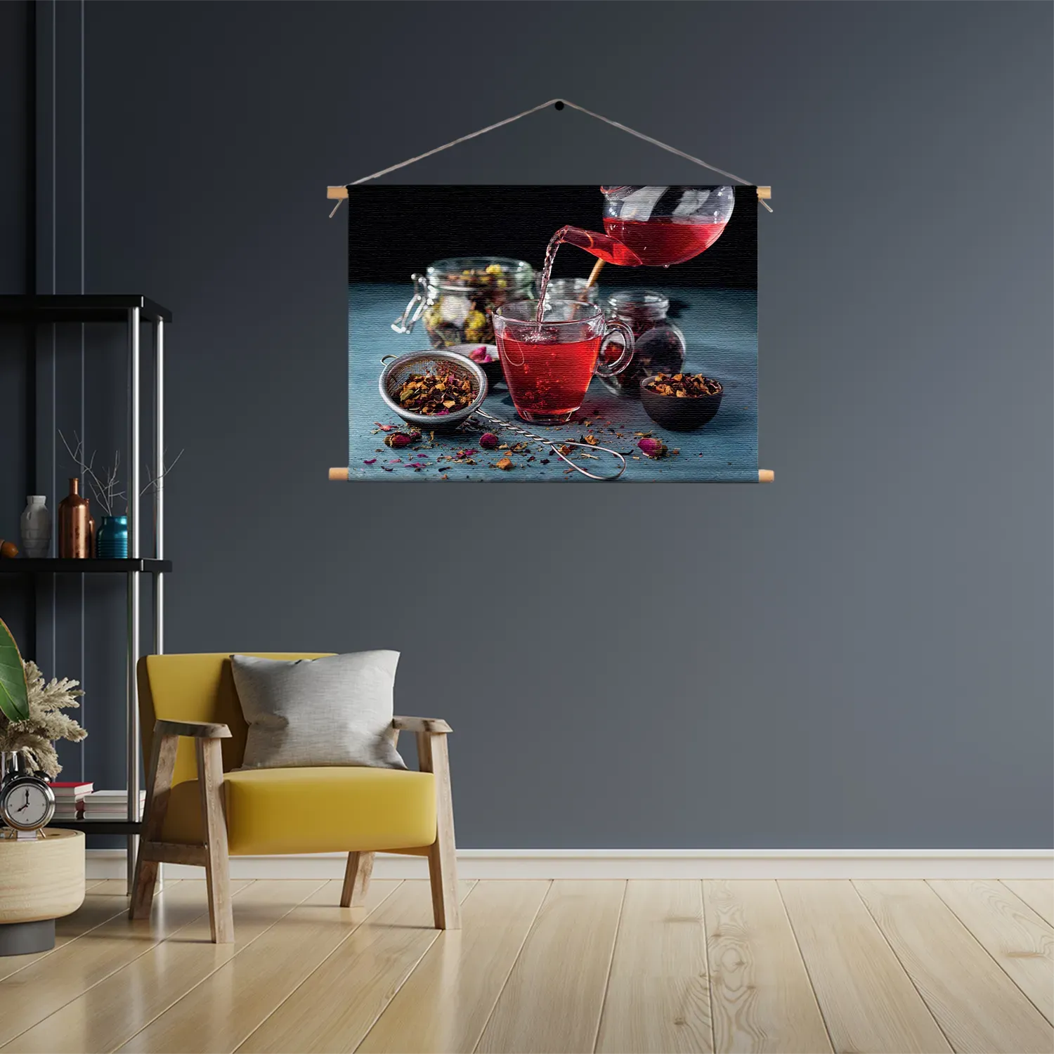 Textielposter Thee met Specerijen Rechthoek Horizontaal Template TP 50 70 Horizontaal Eten En Drinken 58 3