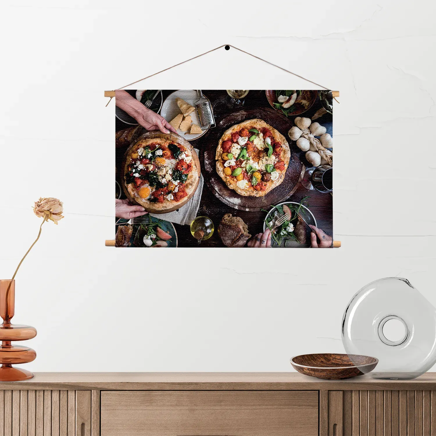 Textielposter Italiaans Restaurant Rechthoek Horizontaal Template TP 50 70 Horizontaal Eten En Drinken 60 2