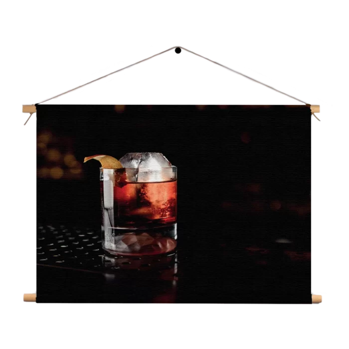 Textielposter Cocktail Bar 03 Rechthoek Horizontaal Template TP 50 70 Horizontaal Eten En Drinken 61 1