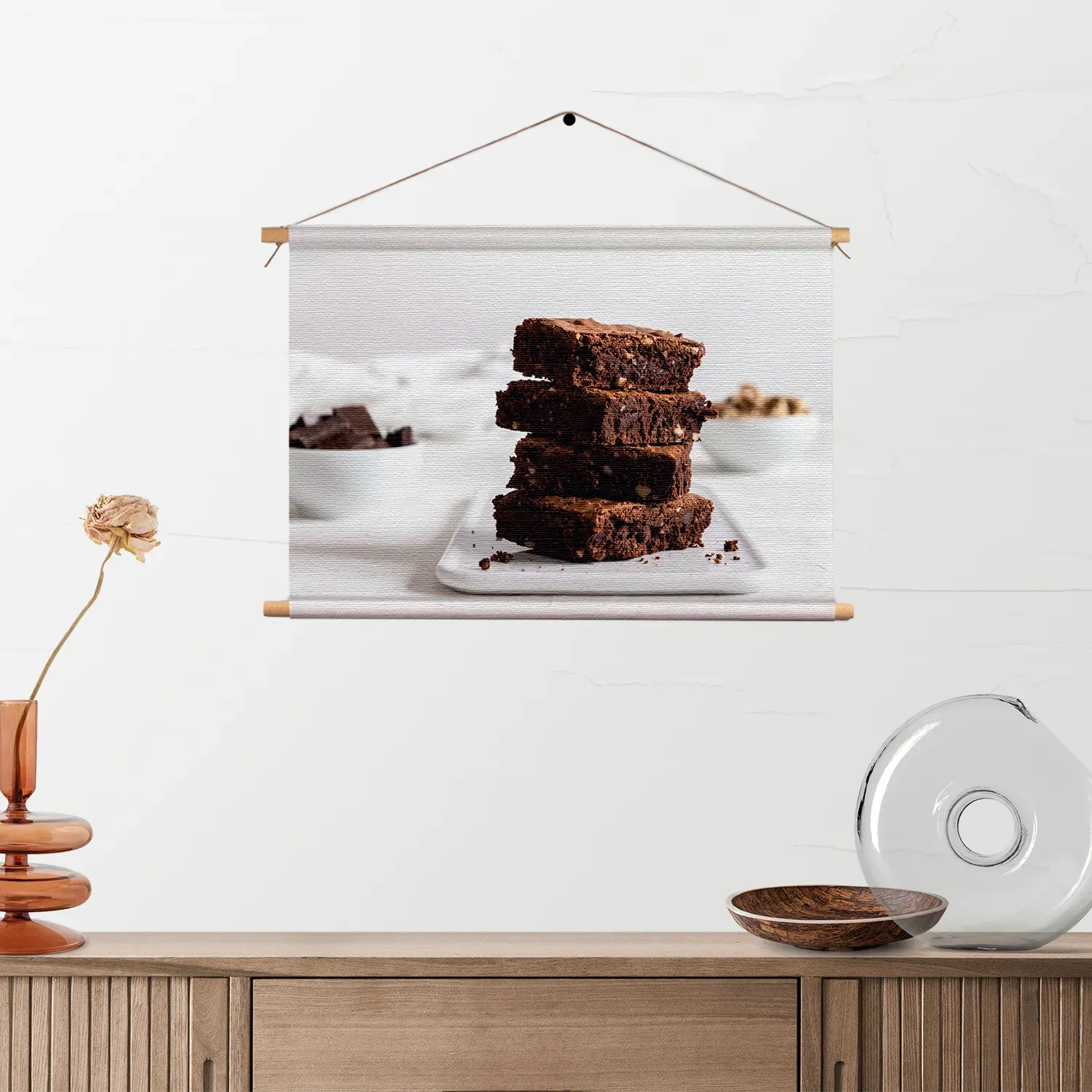 Textielposter Brownie Rechthoek Horizontaal Template TP 50 70 Horizontaal Eten En Drinken 62 2