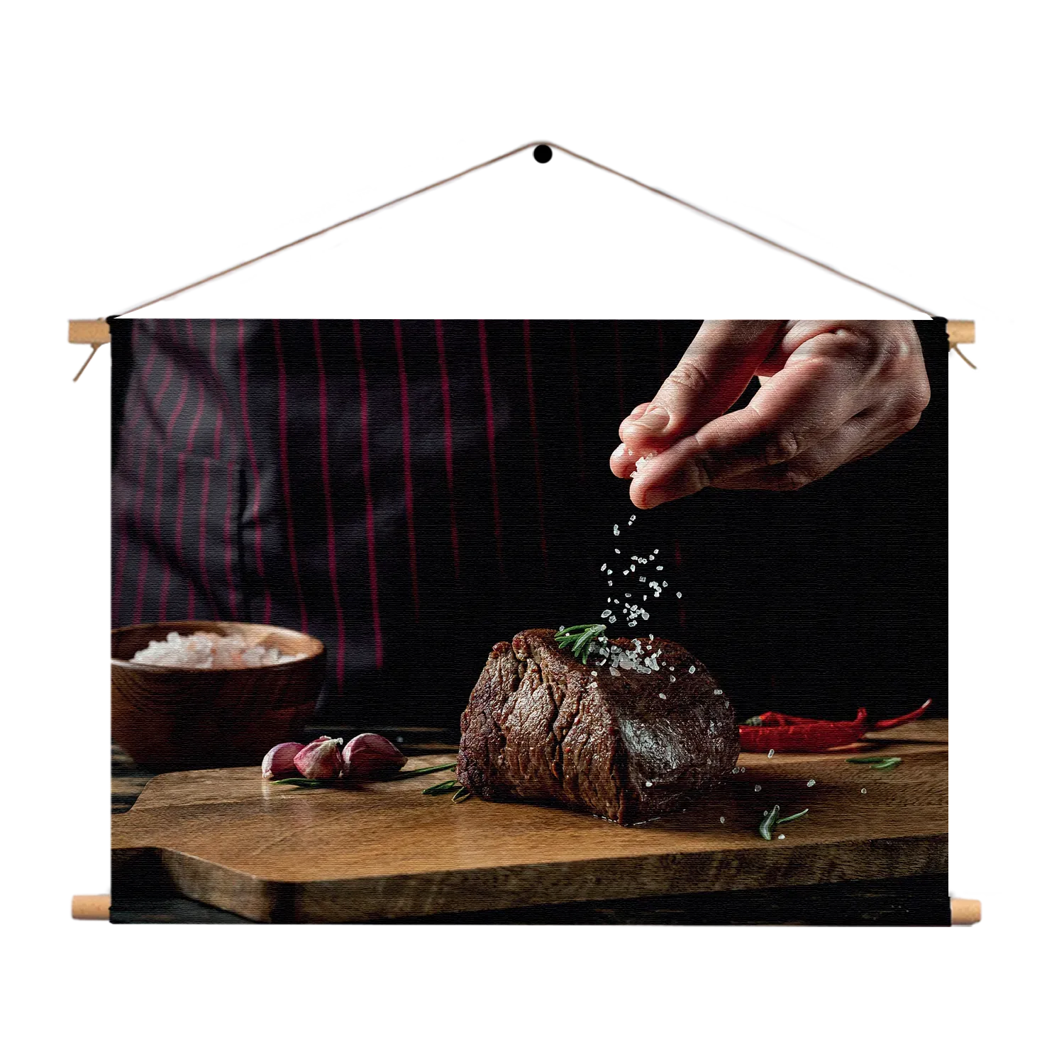 Textielposter Home Made Beef Rechthoek Horizontaal Template TP 50 70 Horizontaal Eten En Drinken 66 1