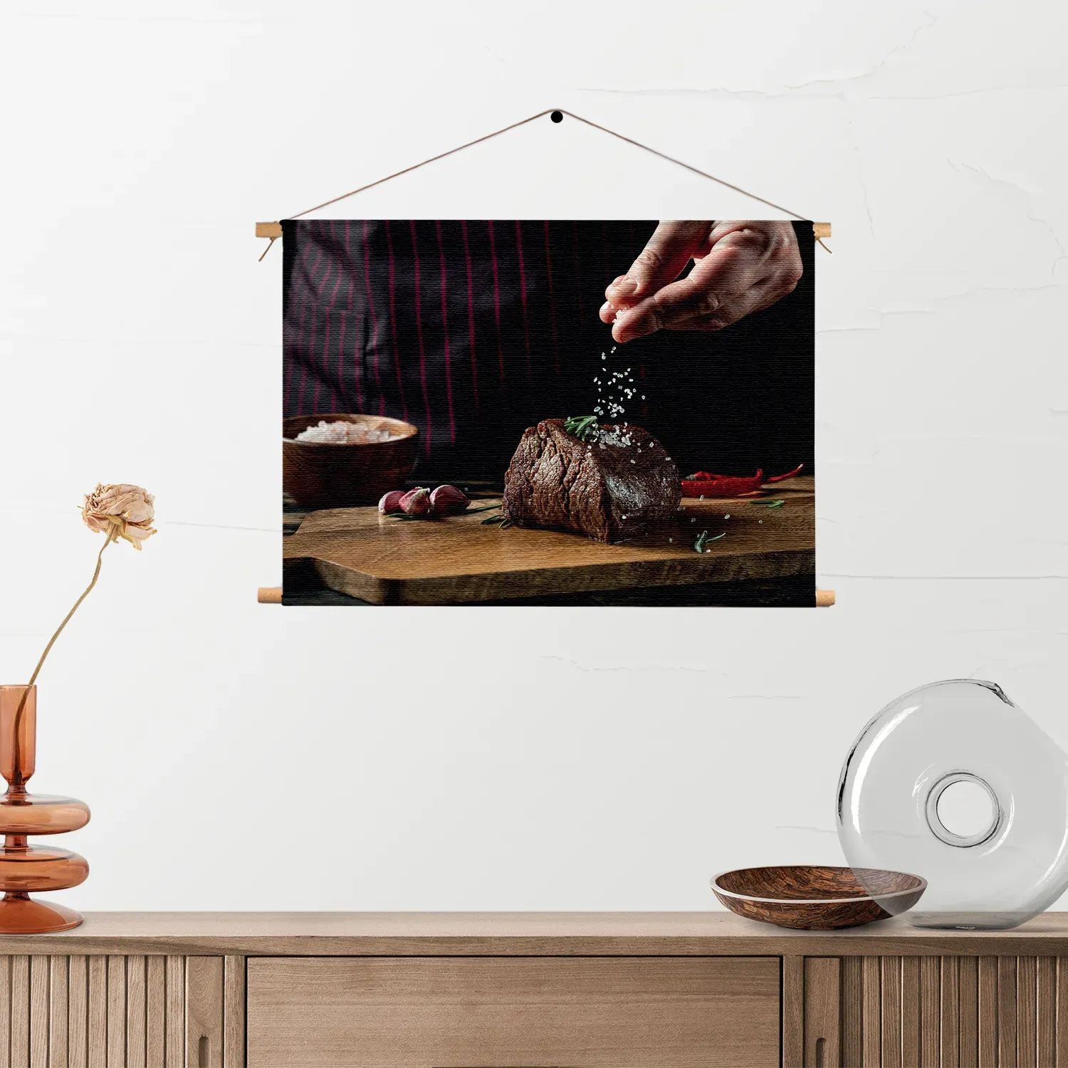 Textielposter Home Made Beef Rechthoek Horizontaal Template TP 50 70 Horizontaal Eten En Drinken 66 2