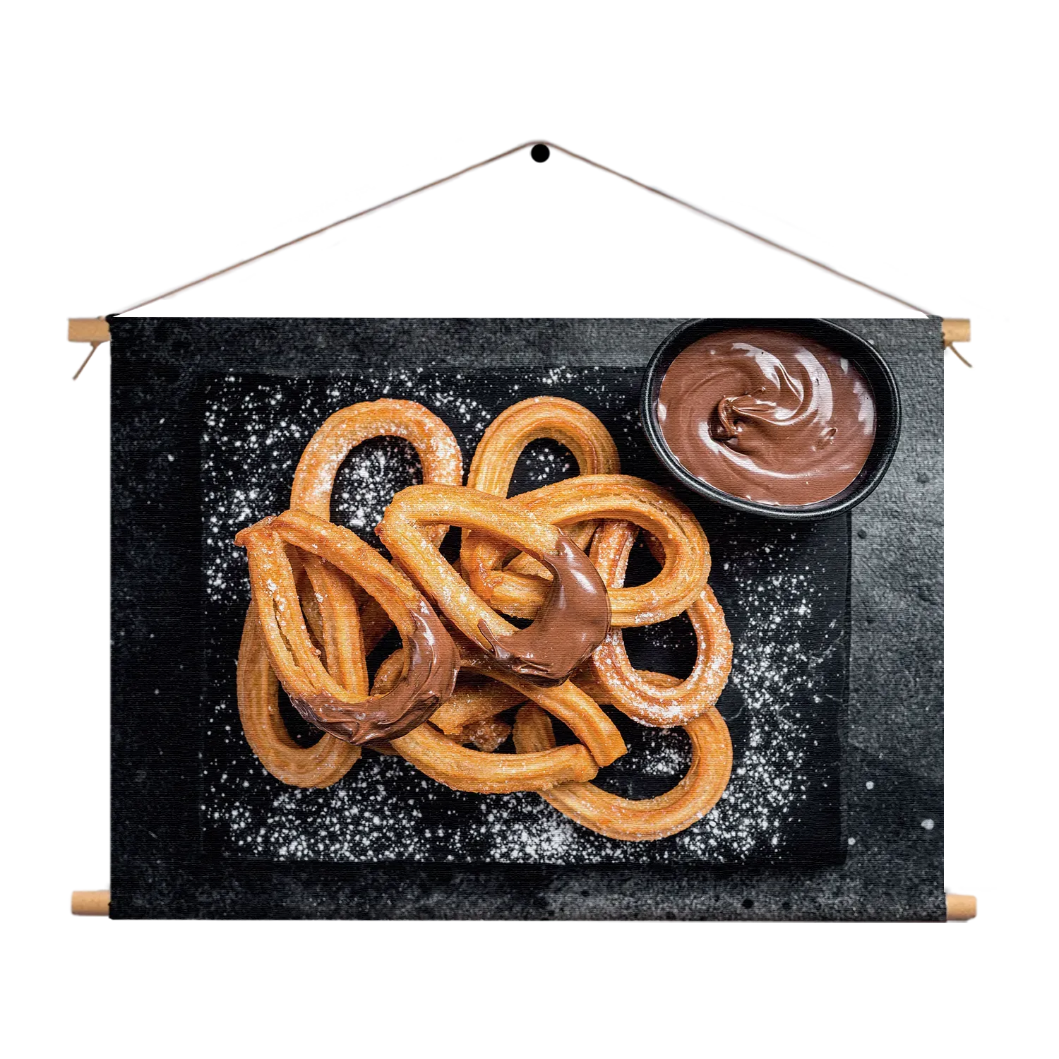 Textielposter Churros Rechthoek Horizontaal Template TP 50 70 Horizontaal Eten En Drinken 76 1