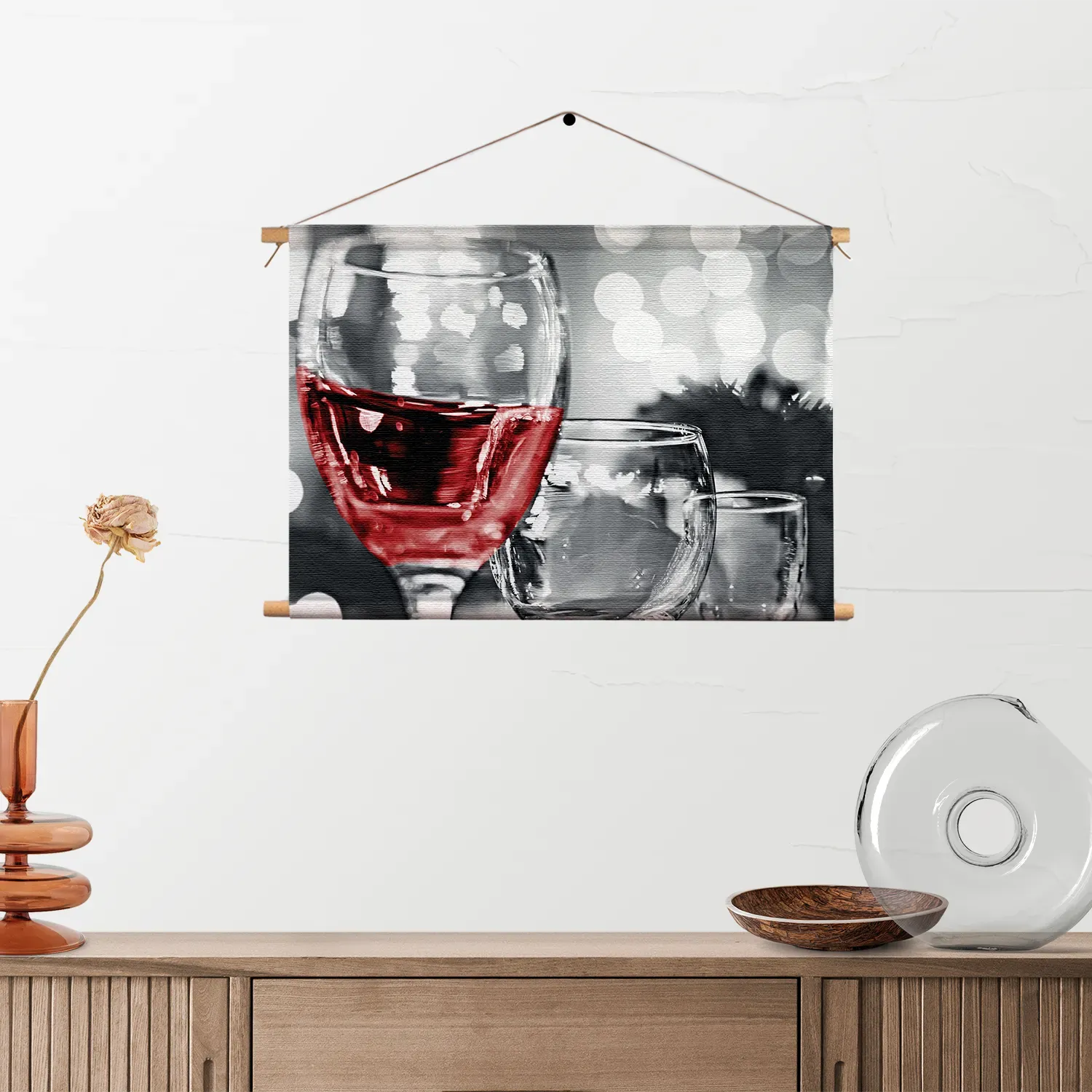 Textielposter Drink Rode Wijn Rechthoek Horizontaal Template TP 50 70 Horizontaal Eten En Drinken 77 2