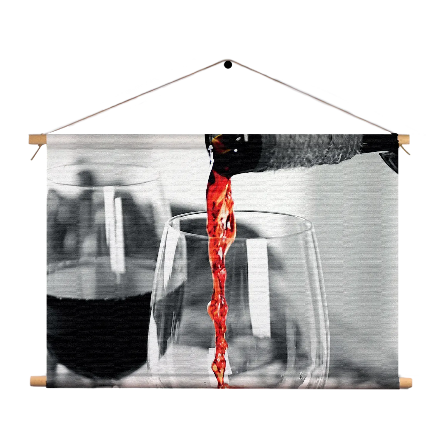 Textielposter Red Red Wine 02 Rechthoek Horizontaal Template TP 50 70 Horizontaal Eten En Drinken 79 1
