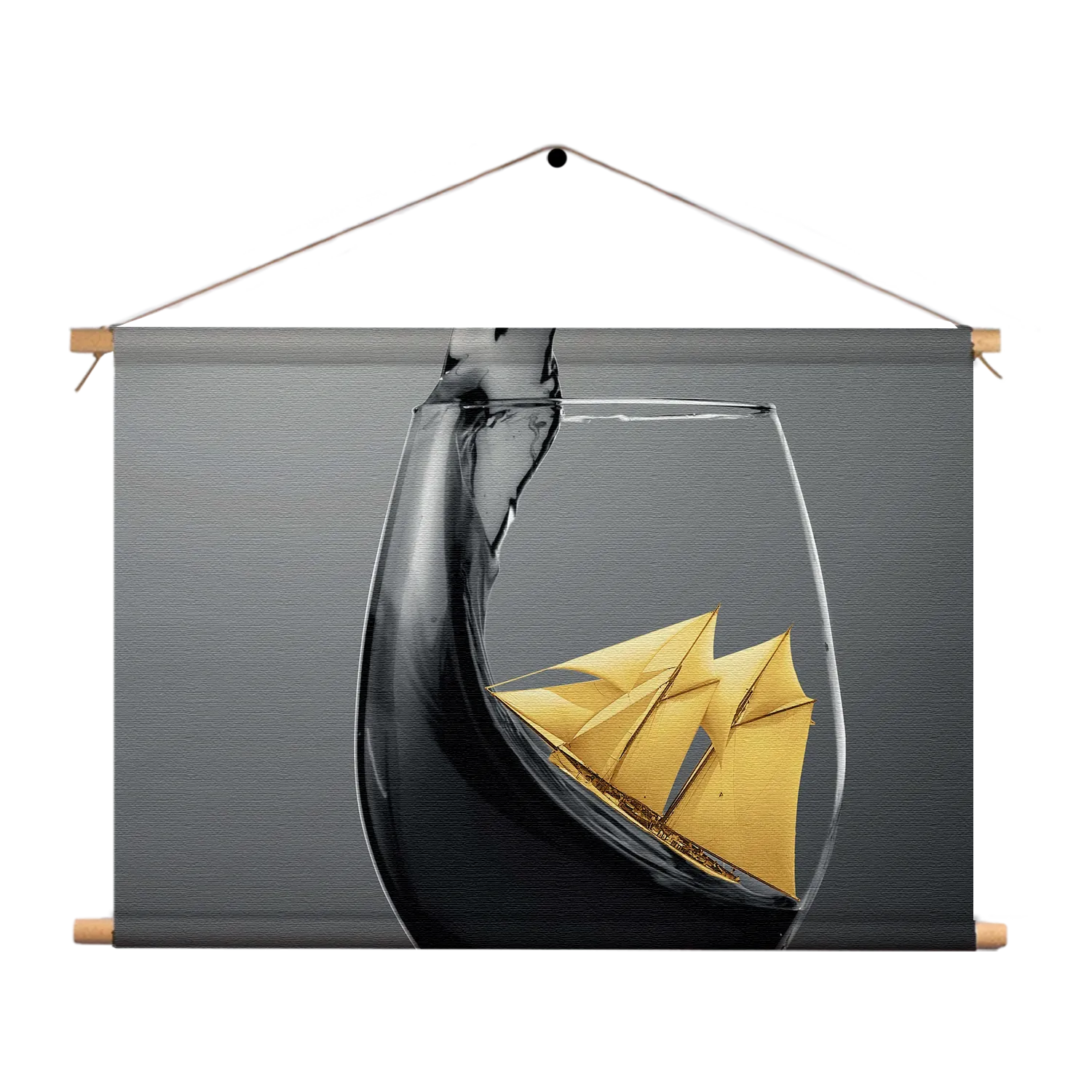 Textielposter Sailing Wine 01 Rechthoek Horizontaal Template TP 50 70 Horizontaal Eten En Drinken 80 1