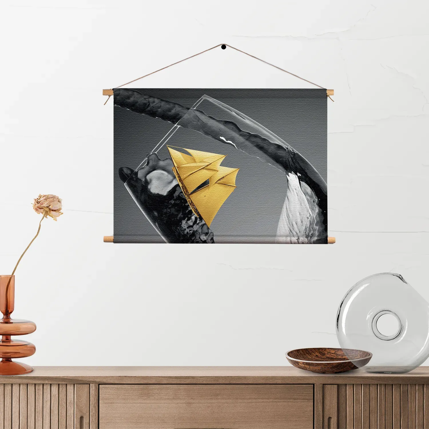 Textielposter Sailing Wine 03 Rechthoek Horizontaal Template TP 50 70 Horizontaal Eten En Drinken 82 2