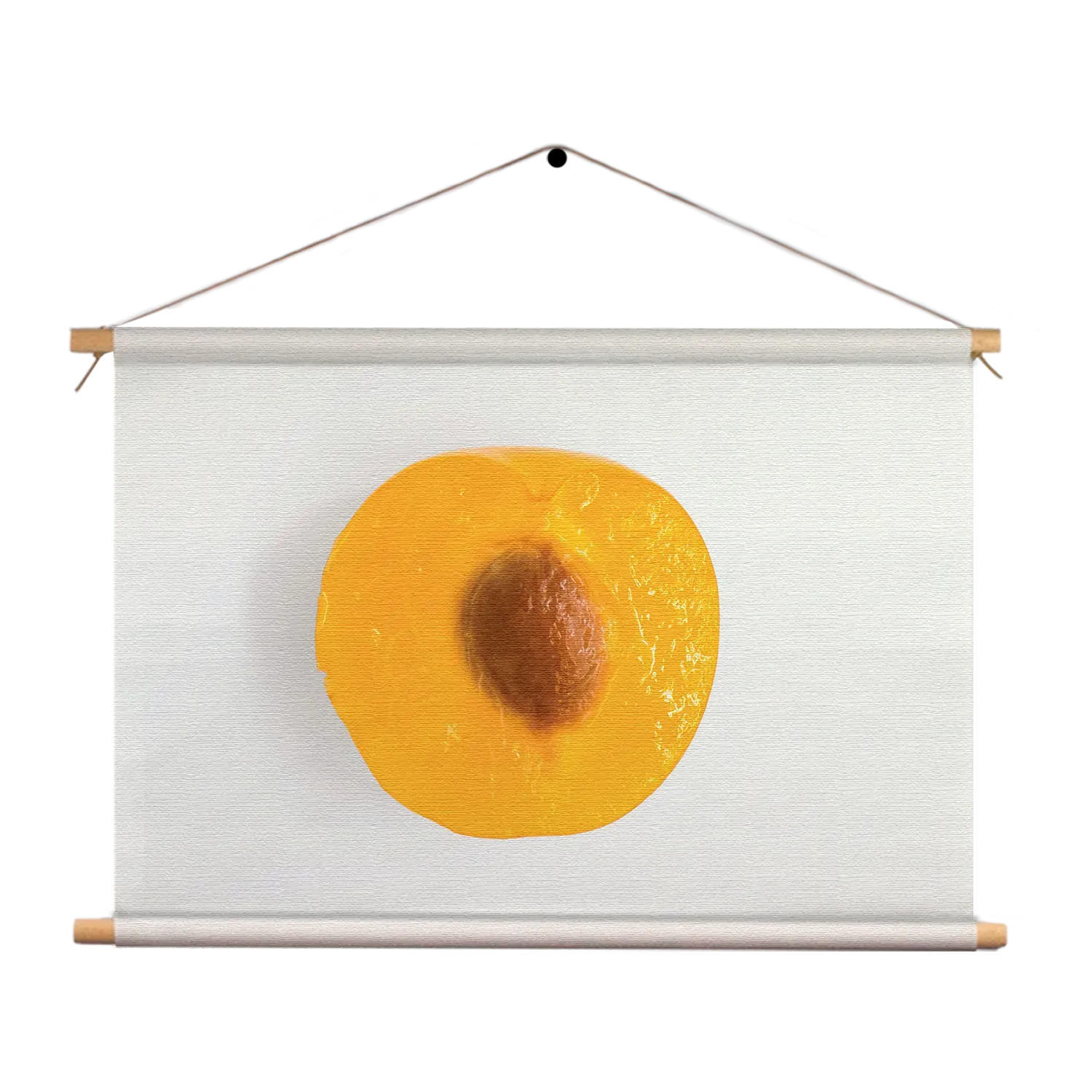 Textielposter Plum Pruim Oranje Rechthoek Horizontaal Template TP 50 70 Horizontaal Eten En Drinken 9 1