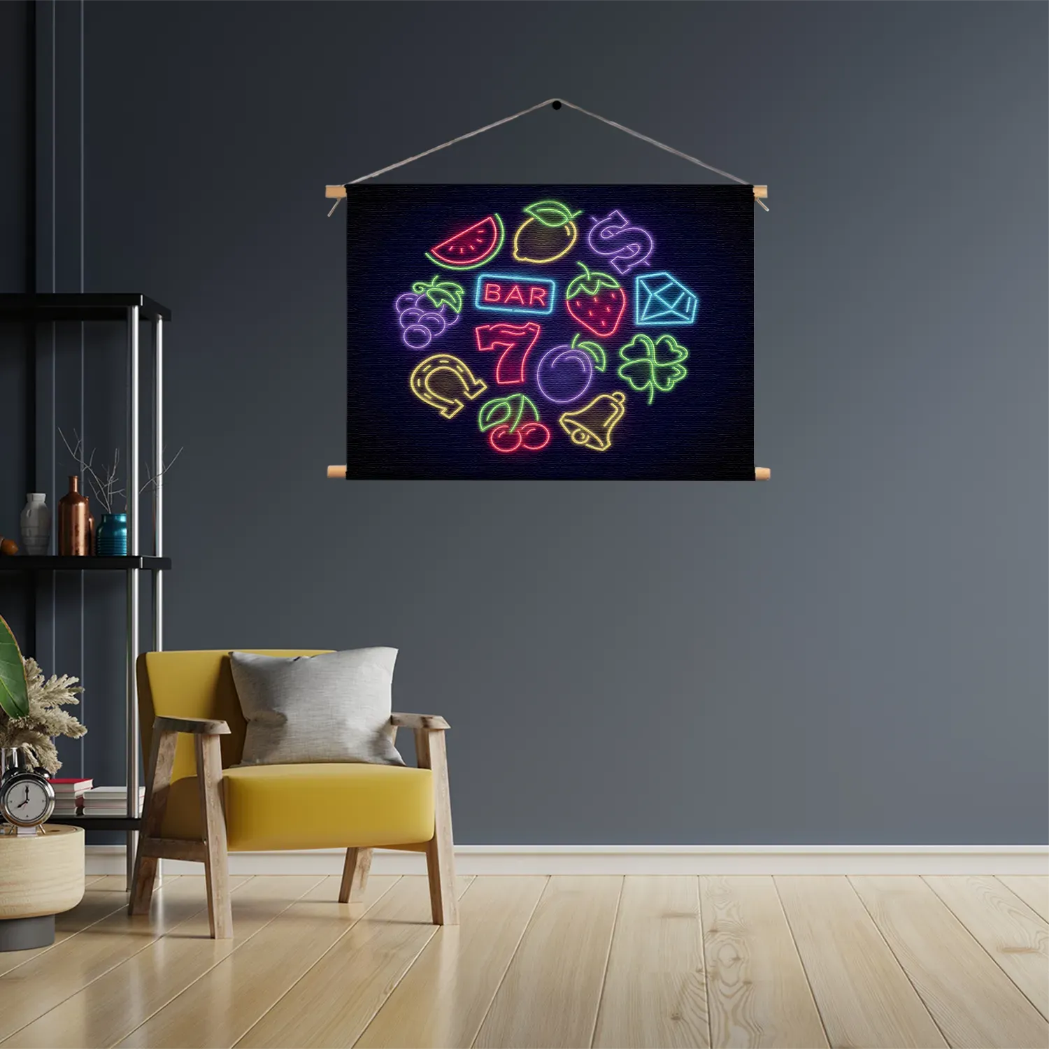 Textielposter Game Slot Iconen Rechthoek Horizontaal Template TP 50 70 Horizontaal Gaming En Spel 1 3