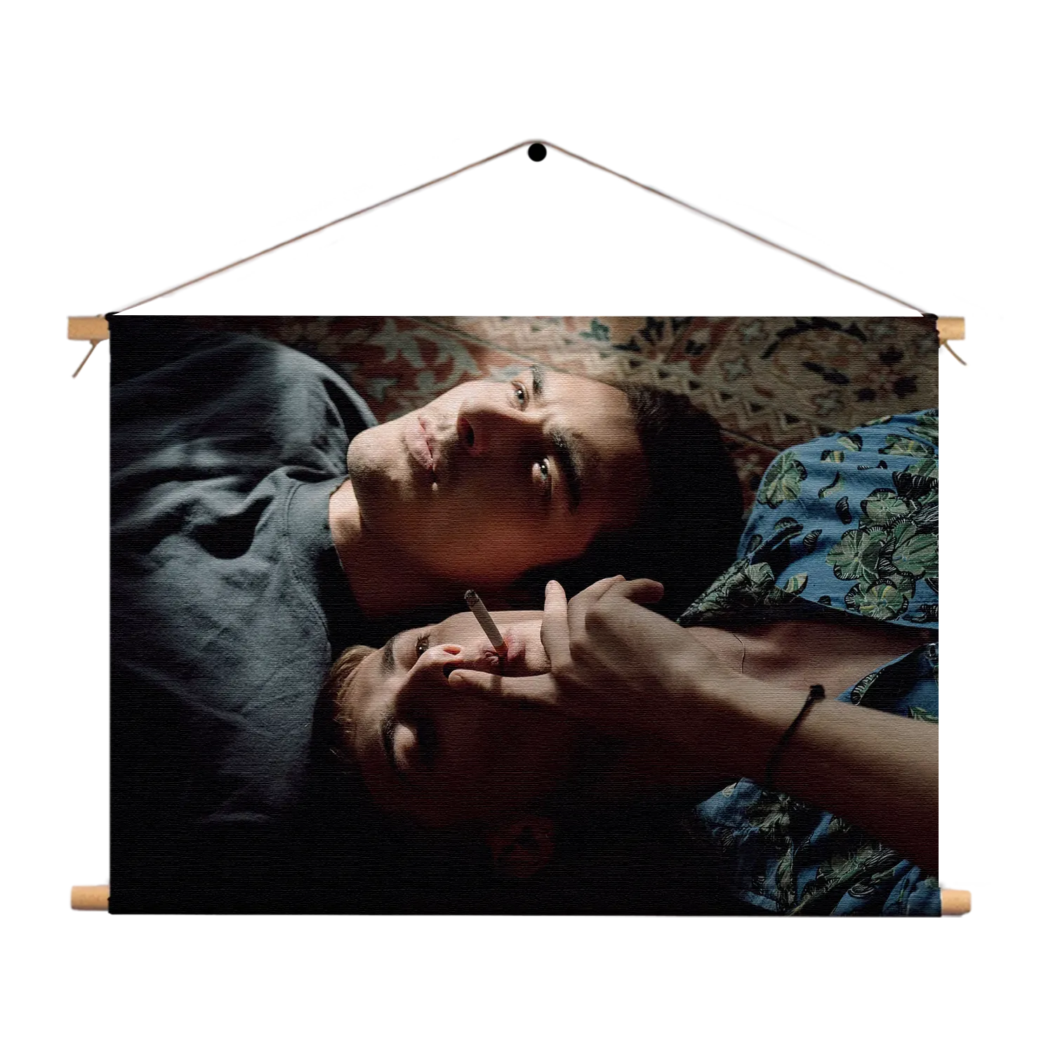 Textielposter When the Smoke is Going up Rechthoek Horizontaal Template TP 50 70 Horizontaal Mensen 11 1