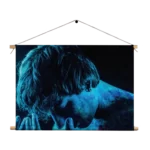 Textielposter Mystrieuze Man Blauw Rechthoek Horizontaal Template TP 50 70 Horizontaal Mensen 14 1