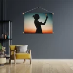 Textielposter Het Hoopvolle licht Rechthoek Horizontaal Template TP 50 70 Horizontaal Mensen 16 3