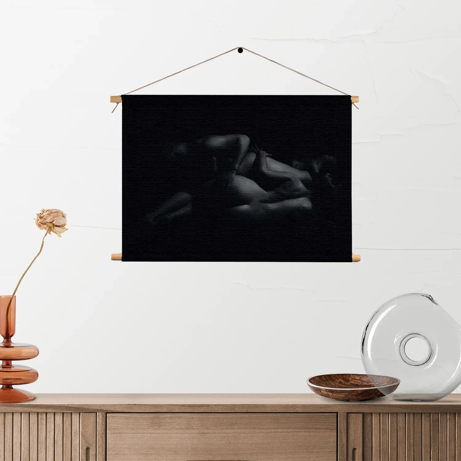 Textielposter De Sexy Orgie Artwork Rechthoek Horizontaal Template TP 50 70 Horizontaal Mensen 2 2