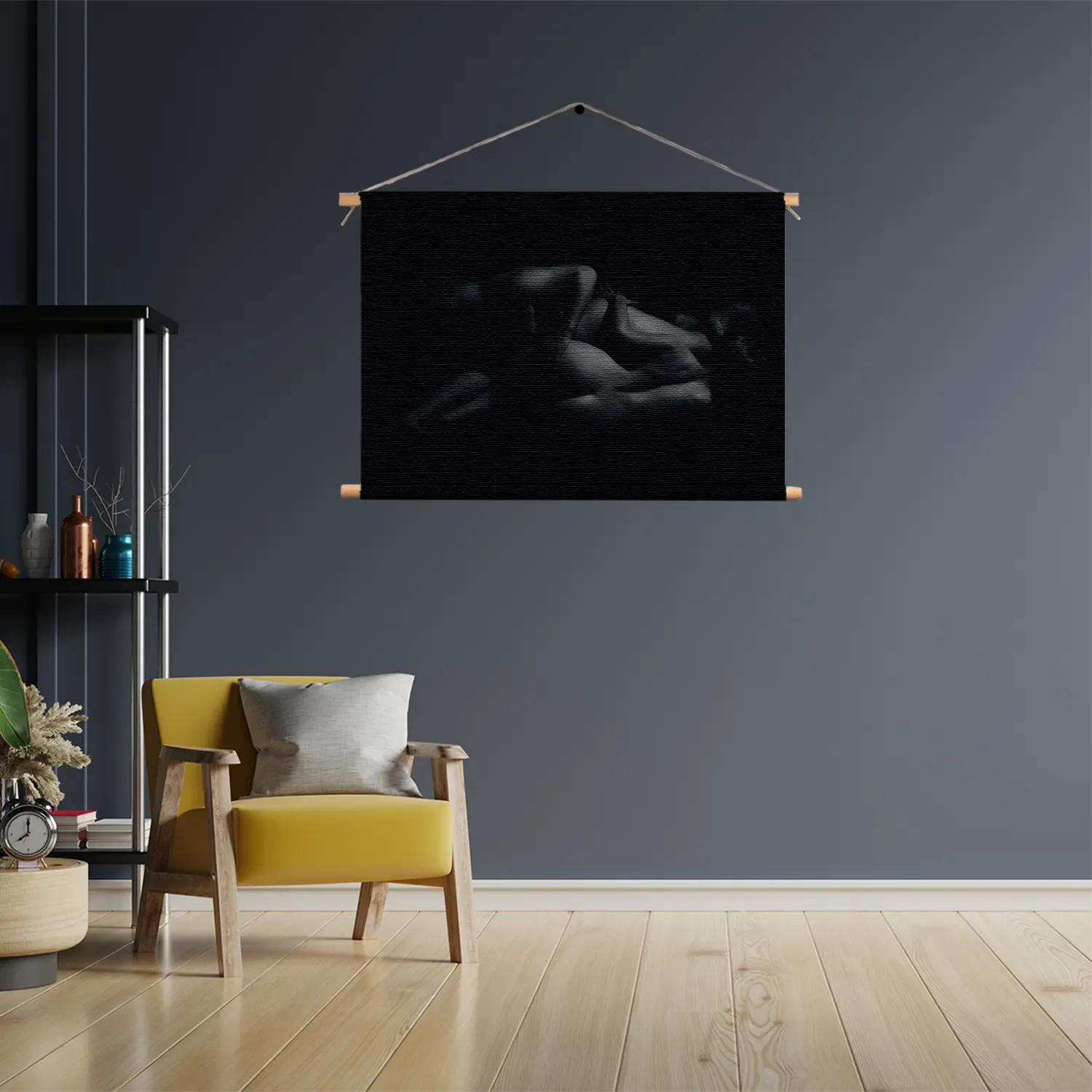 Textielposter De Sexy Orgie Artwork Rechthoek Horizontaal Template TP 50 70 Horizontaal Mensen 2 3