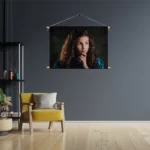 Textielposter Mooi Jong meisje In Kledij Rechthoek Horizontaal Template TP 50 70 Horizontaal Mensen 24 3