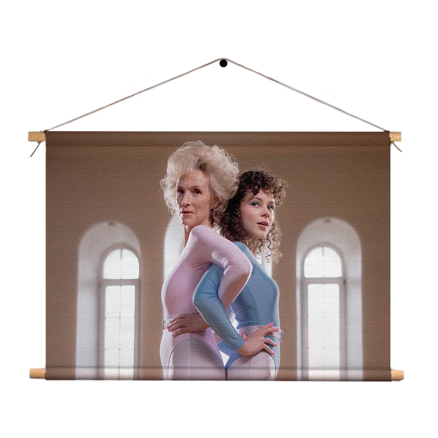 Textielposter Gymnastiek Voor Jong en Oud 01 Rechthoek Horizontaal Template TP 50 70 Horizontaal Mensen 25 1