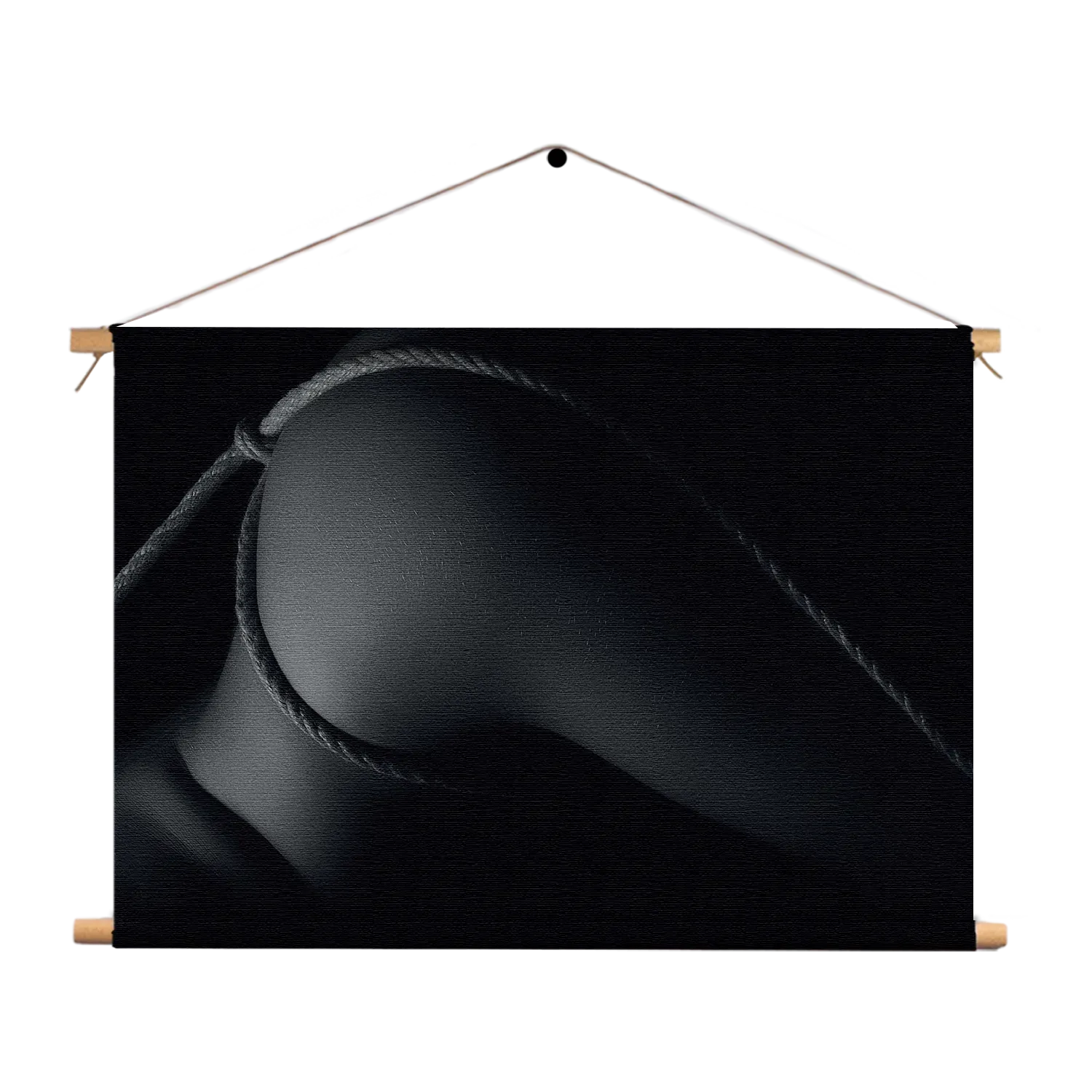 Textielposter Vrouw Met Sexy Touw Rechthoek Horizontaal Template TP 50 70 Horizontaal Mensen 3 1