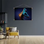 Textielposter Artistieke Mooie Vrouw Goud 01 Rechthoek Horizontaal Template TP 50 70 Horizontaal Mensen 31 3