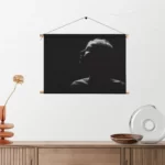 Textielposter Mooie Vrouw Wegkijkend Rechthoek Horizontaal Template TP 50 70 Horizontaal Mensen 35 2