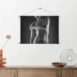 Textielposter Blote Vrouw Lichaam Rechthoek Horizontaal Template TP 50 70 Horizontaal Mensen 38 2
