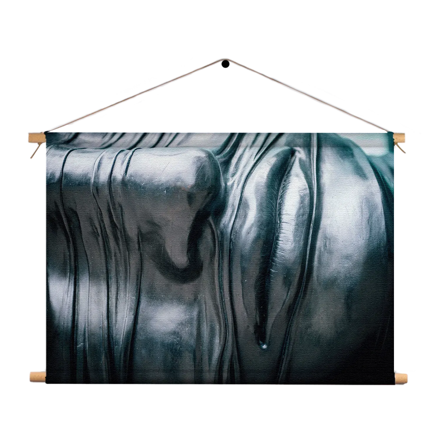 Textielposter Het Zilvere Hoofd Rechthoek Horizontaal Template TP 50 70 Horizontaal Mensen 8 1