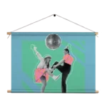 Textielposter The Dancing Disco Rechthoek Horizontaal Template TP 50 70 Horizontaal Muziek 1 1