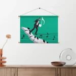 Textielposter Piano Muziek Rechthoek Horizontaal Template TP 50 70 Horizontaal Muziek 5 2