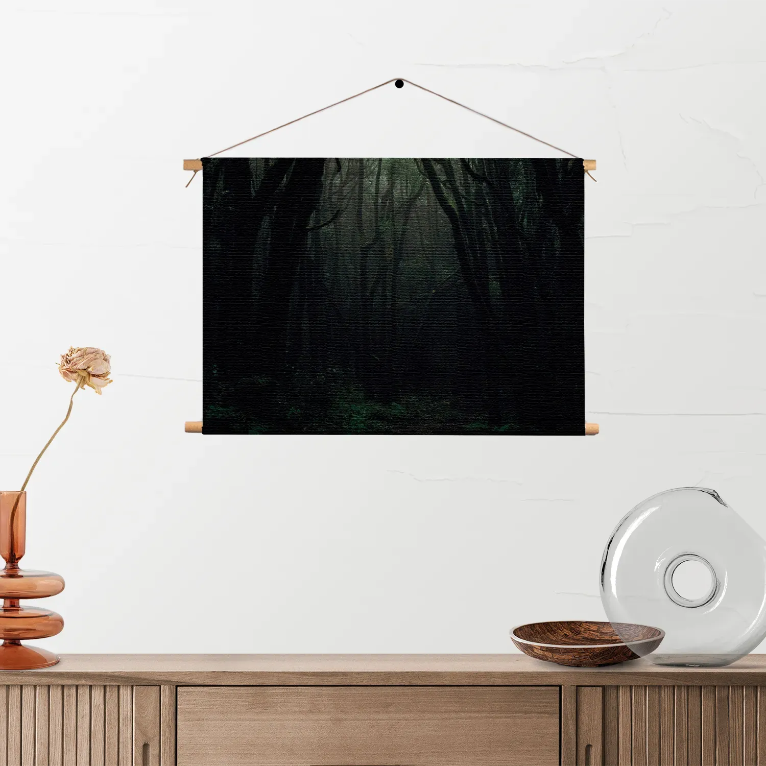 Textielposter Het Donkere Bos Rechthoek Horizontaal Template TP 50 70 Horizontaal Natuur 1 2