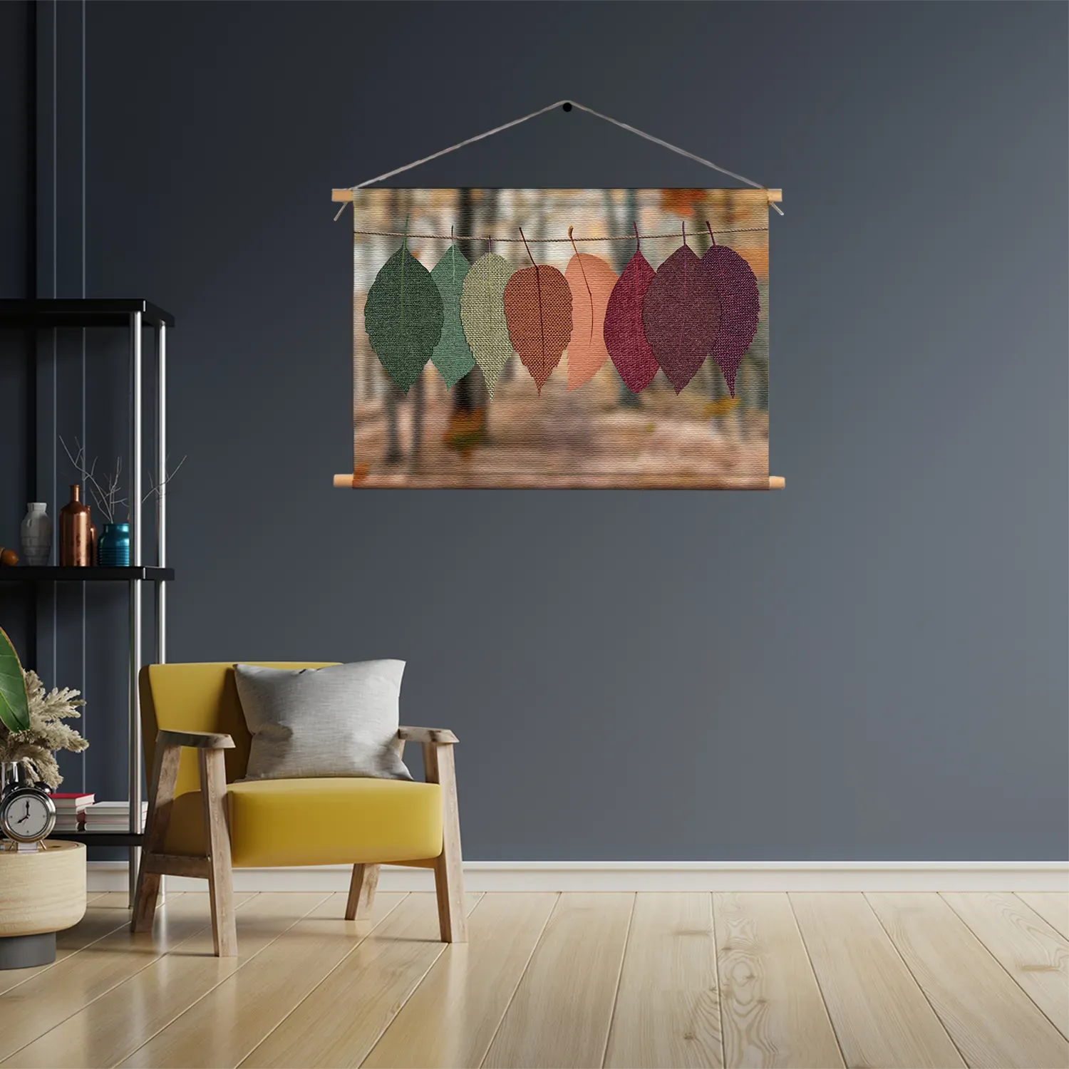 Textielposter Bladerdak Rechthoek Horizontaal Template TP 50 70 Horizontaal Natuur 14 3