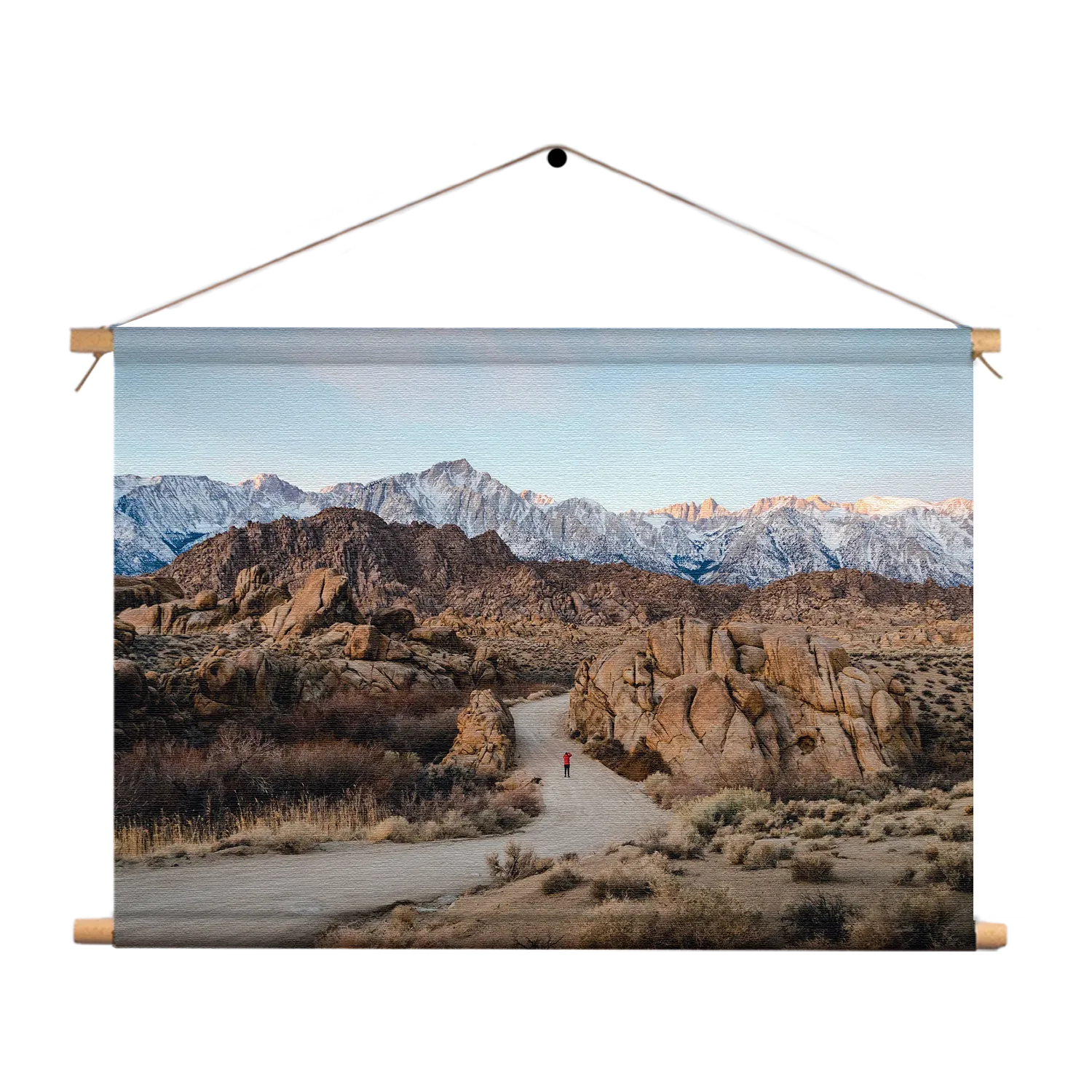 Textielposter Mount Whitney Rechthoek Horizontaal Template TP 50 70 Horizontaal Natuur 16 1