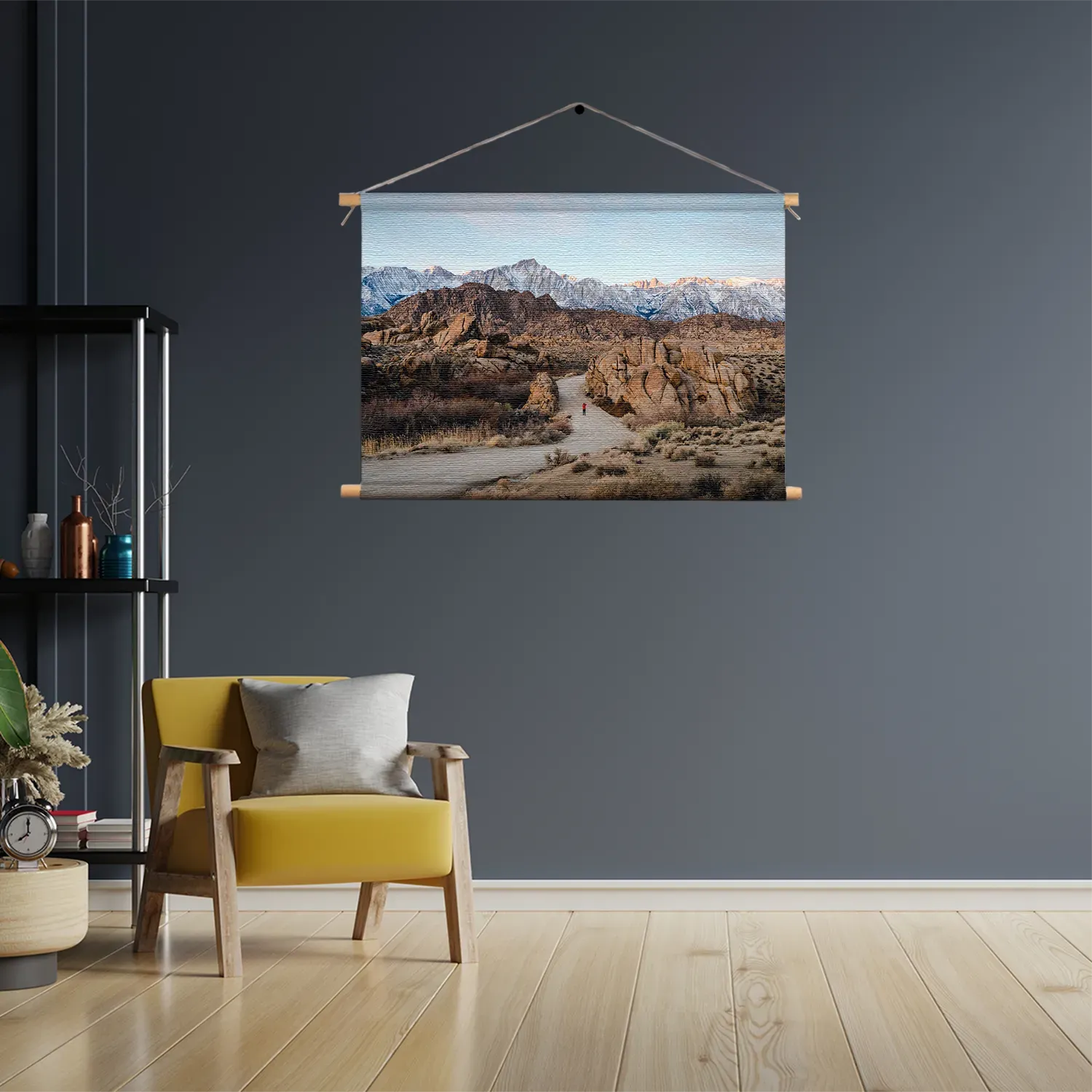 Textielposter Mount Whitney Rechthoek Horizontaal Template TP 50 70 Horizontaal Natuur 16 3