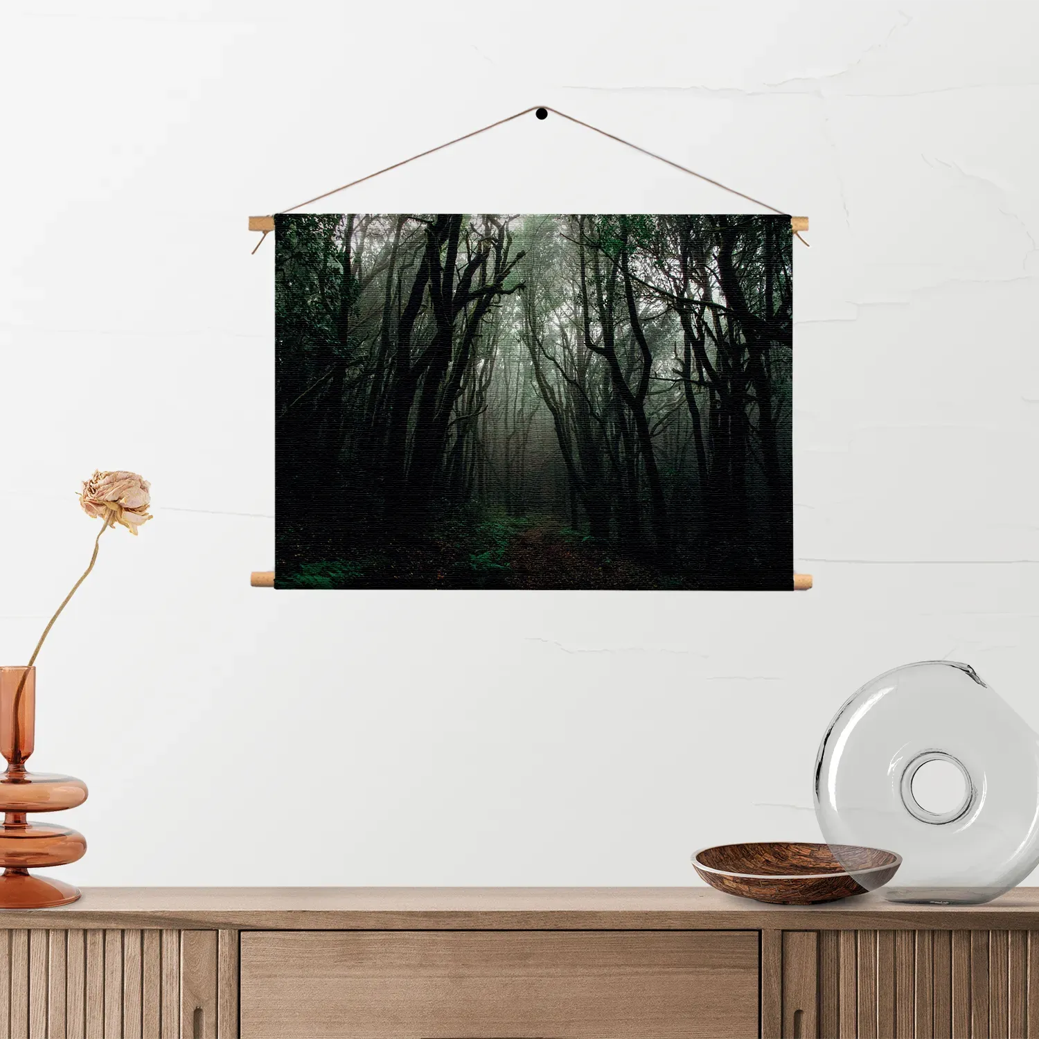 Textielposter Het Donkere Bos 2 Rechthoek Horizontaal Template TP 50 70 Horizontaal Natuur 17 2