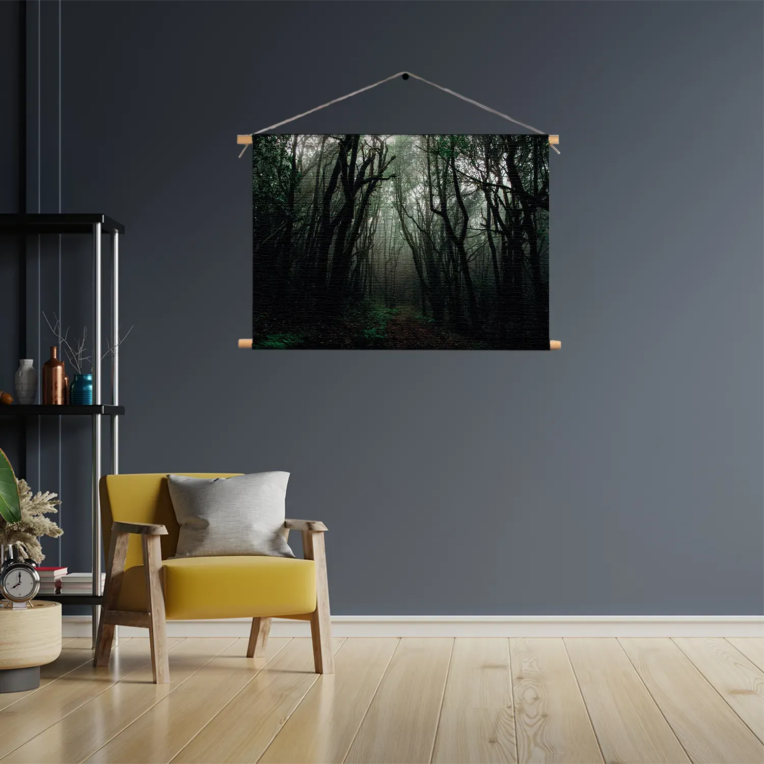 Textielposter Het Donkere Bos 2 Rechthoek Horizontaal Template TP 50 70 Horizontaal Natuur 17 3