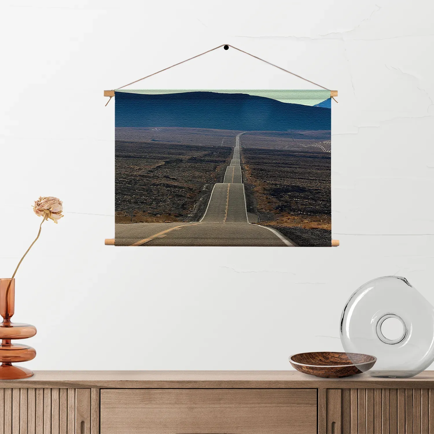 Textielposter Deathvalley Road Rechthoek Horizontaal Template TP 50 70 Horizontaal Natuur 3 2