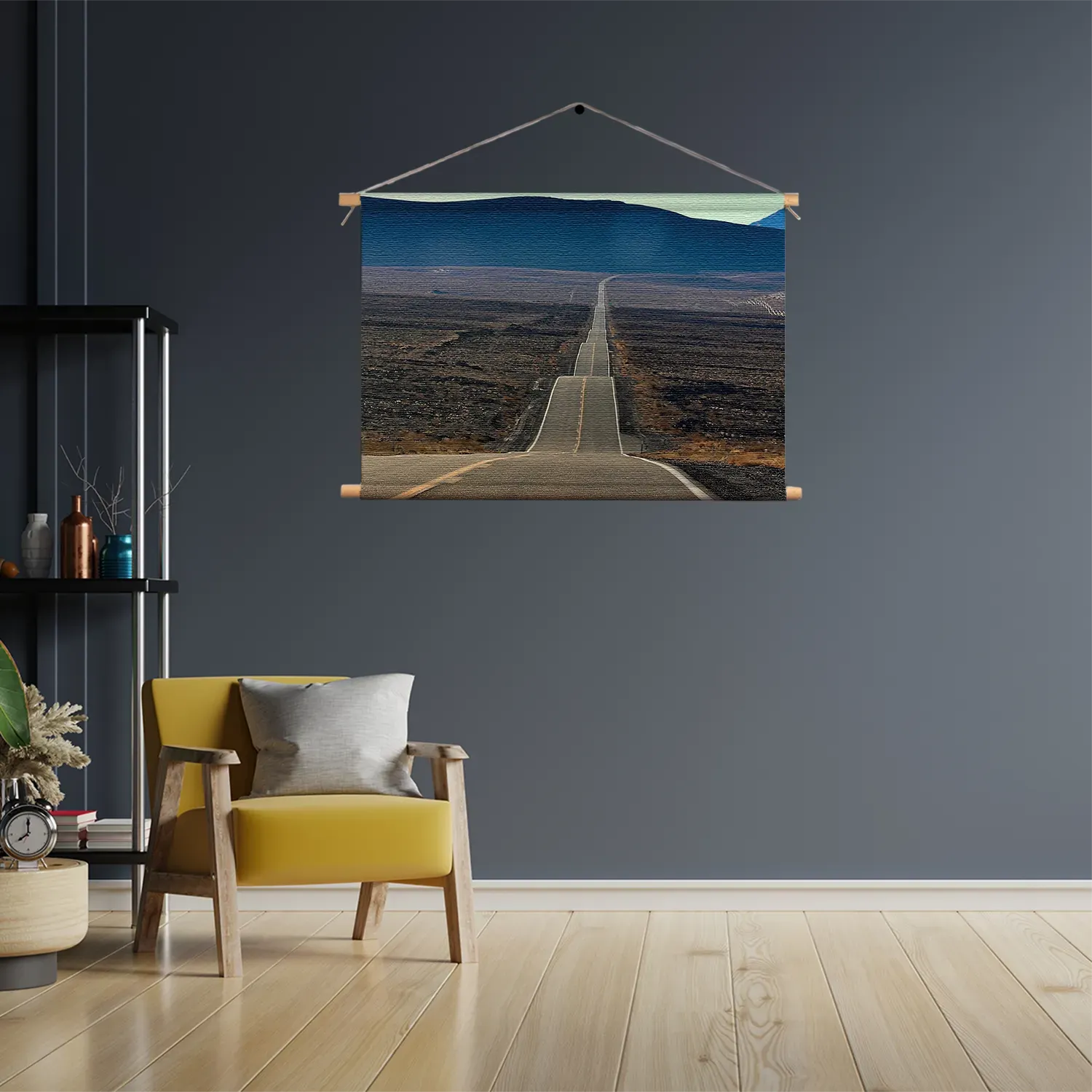 Textielposter Deathvalley Road Rechthoek Horizontaal Template TP 50 70 Horizontaal Natuur 3 3