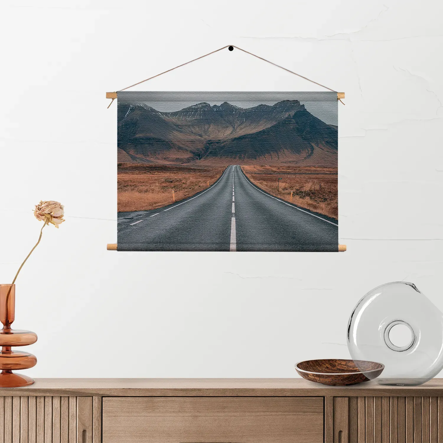 Textielposter Schotse Wegen Rechthoek Horizontaal Template TP 50 70 Horizontaal Natuur 31 2