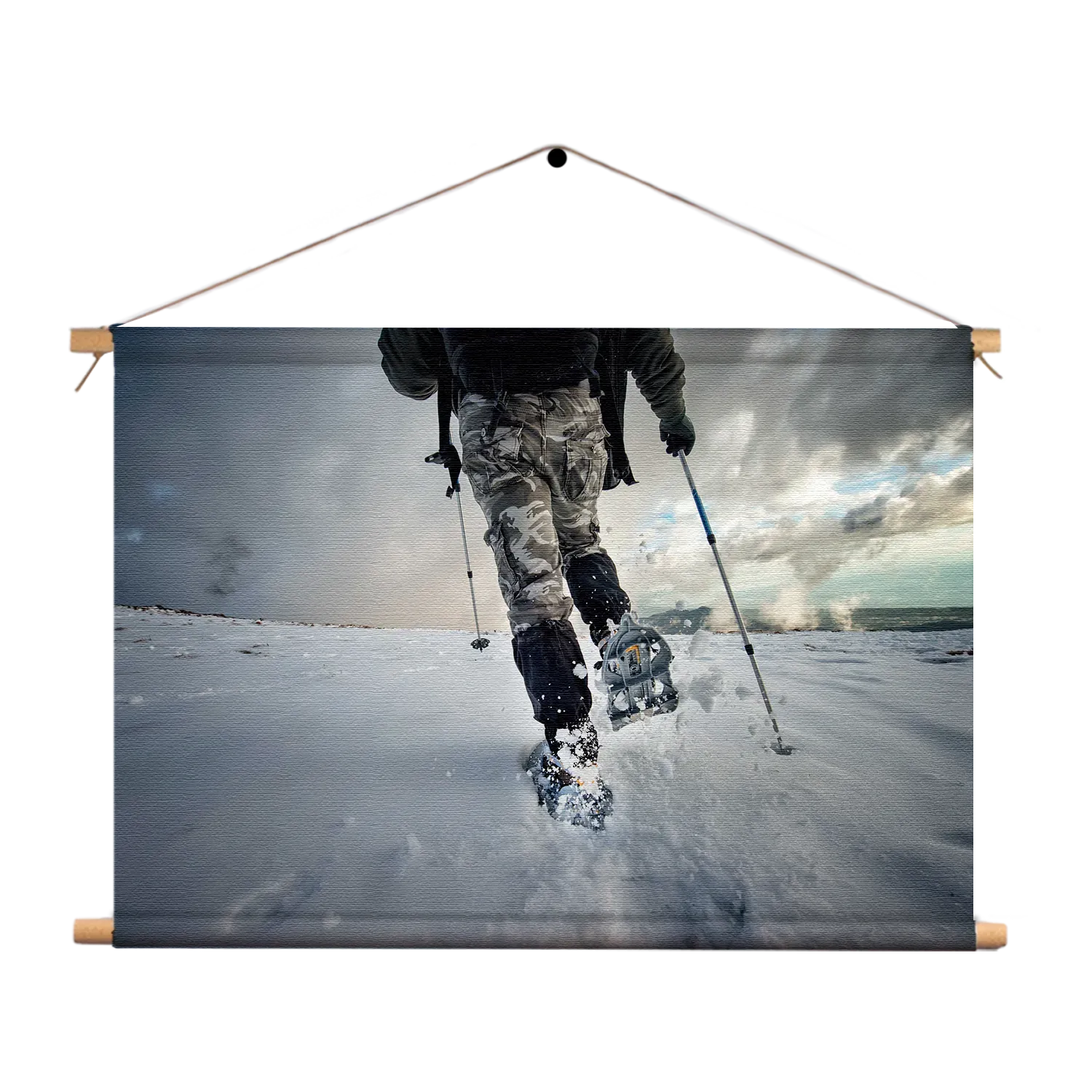 Textielposter Een lange winterwandeling Rechthoek Horizontaal Template TP 50 70 Horizontaal Natuur 43 1