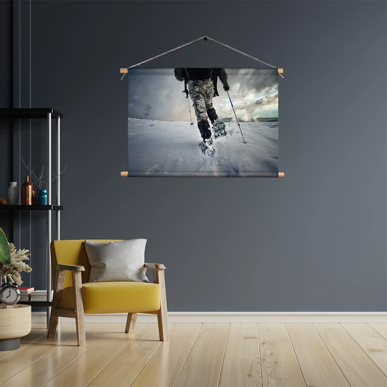 Textielposter Een lange winterwandeling Rechthoek Horizontaal Template TP 50 70 Horizontaal Natuur 43 3