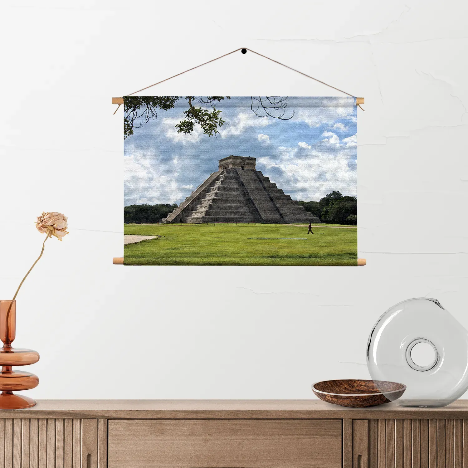 Textielposter Teotihuacán Rechthoek Horizontaal Template TP 50 70 Horizontaal Natuur 47 2