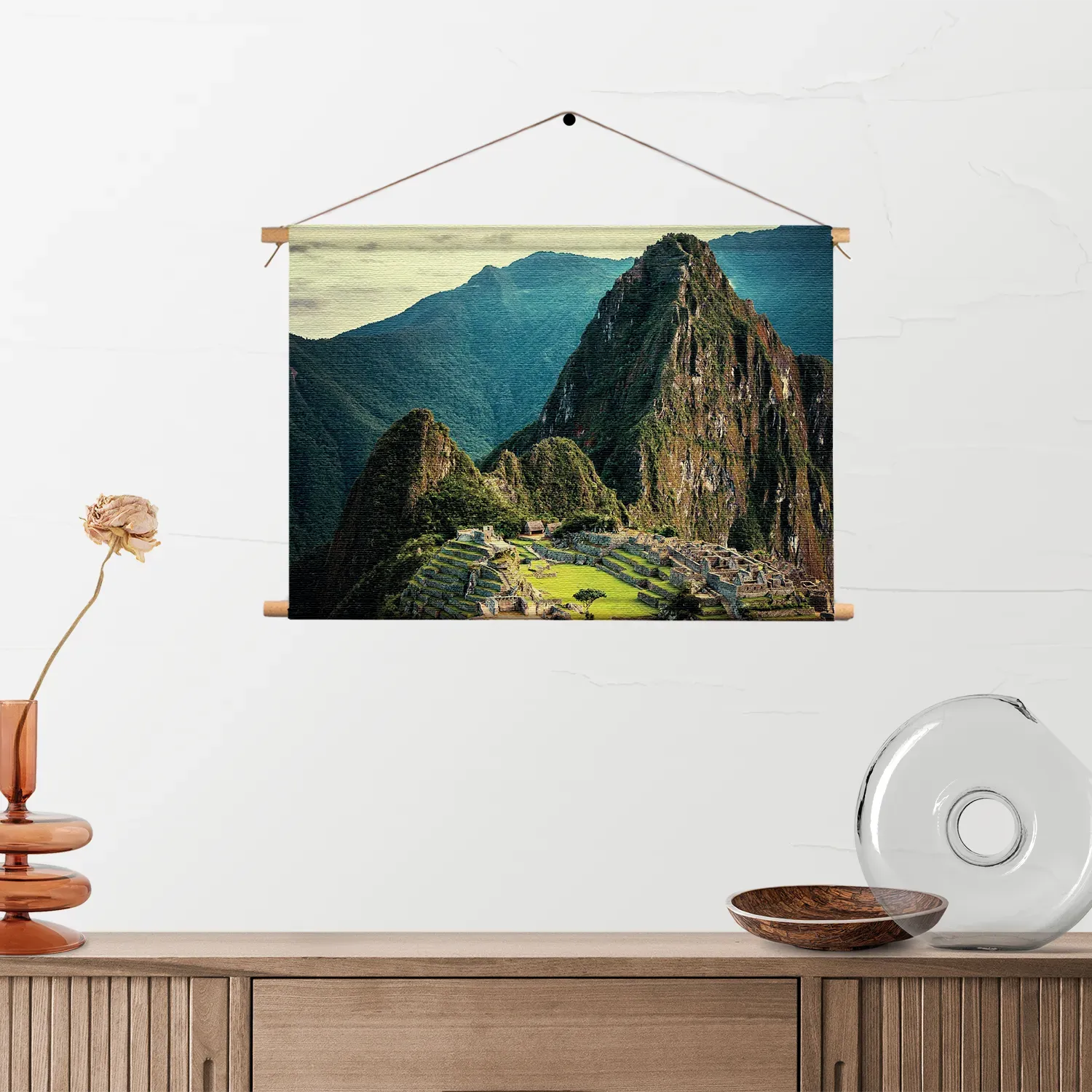 Textielposter Machu Picchu 2 Rechthoek Horizontaal Template TP 50 70 Horizontaal Natuur 48 2