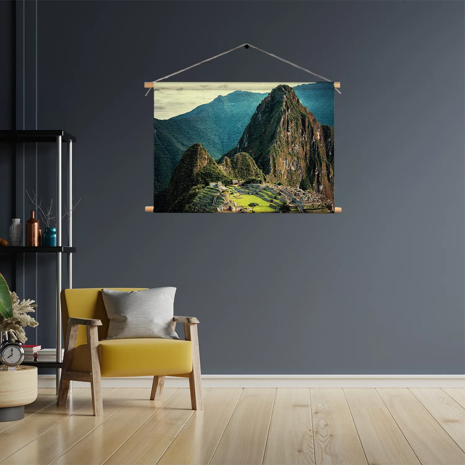 Textielposter Machu Picchu 2 Rechthoek Horizontaal Template TP 50 70 Horizontaal Natuur 48 3